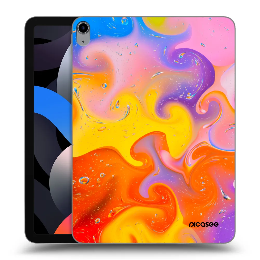 Picasee transparente Silikonhülle für Apple iPad Air 4 10.9" 2020 - Bubbles