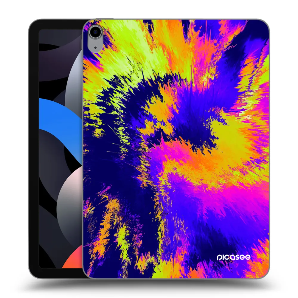 Picasee transparente Silikonhülle für Apple iPad Air 4 10.9" 2020 - Burn