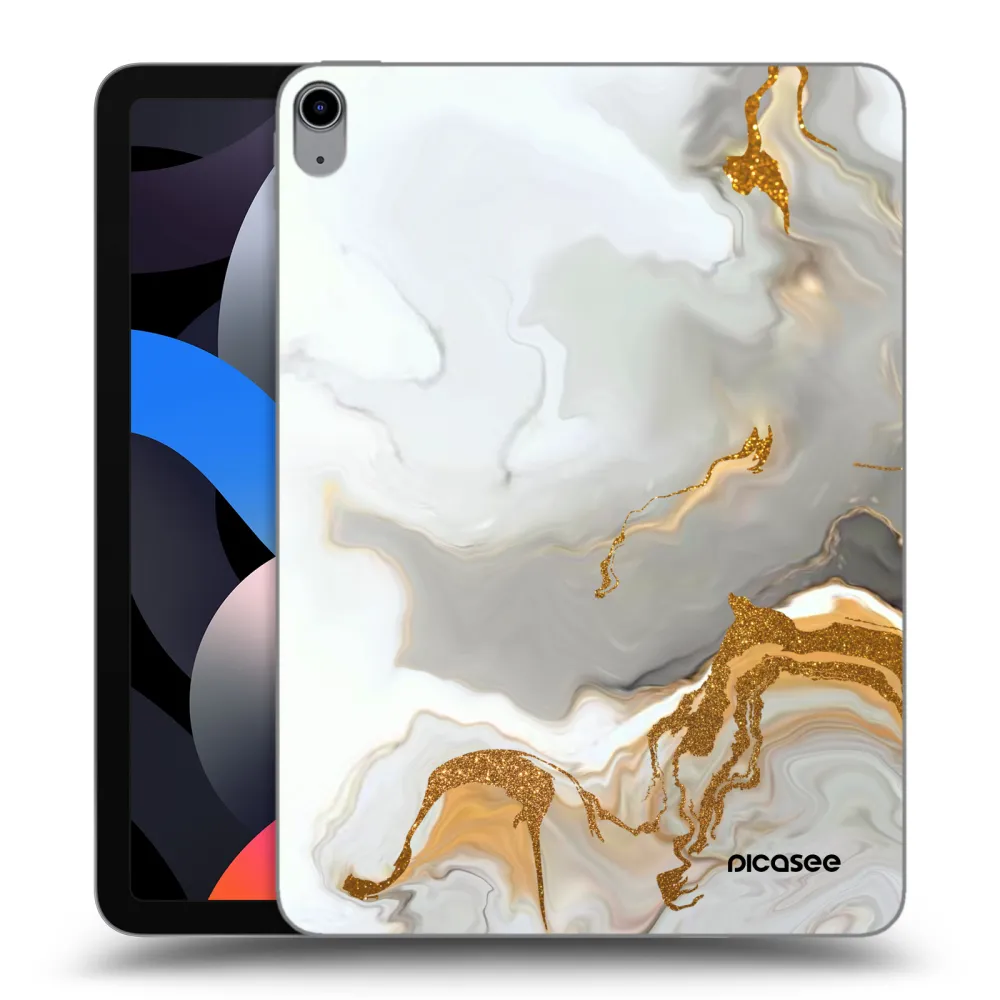 Picasee transparente Silikonhülle für Apple iPad Air 4 10.9" 2020 - Her