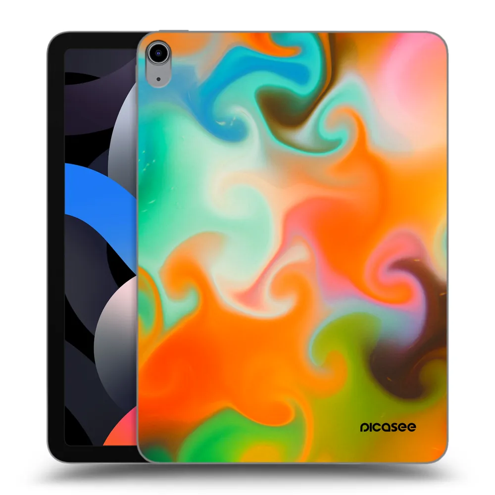 Picasee transparente Silikonhülle für Apple iPad Air 4 10.9" 2020 - Juice