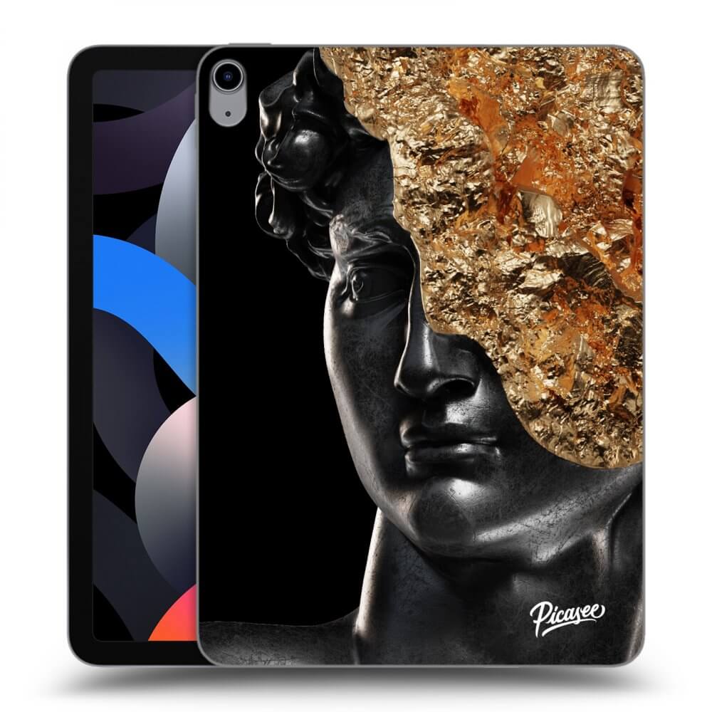 Picasee Schwarze Silikonhülle für Apple iPad Air 4 10.9" 2020 - Holigger