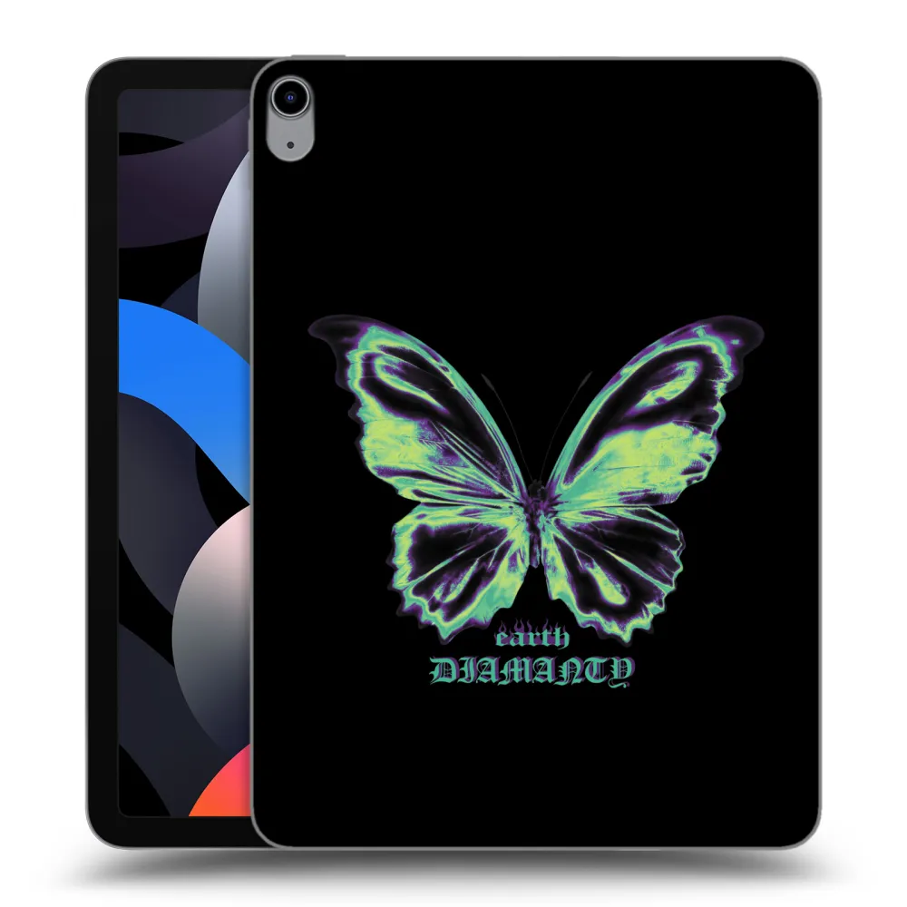 Picasee transparente Silikonhülle für Apple iPad Air 4 10.9" 2020 - Diamanty Blue