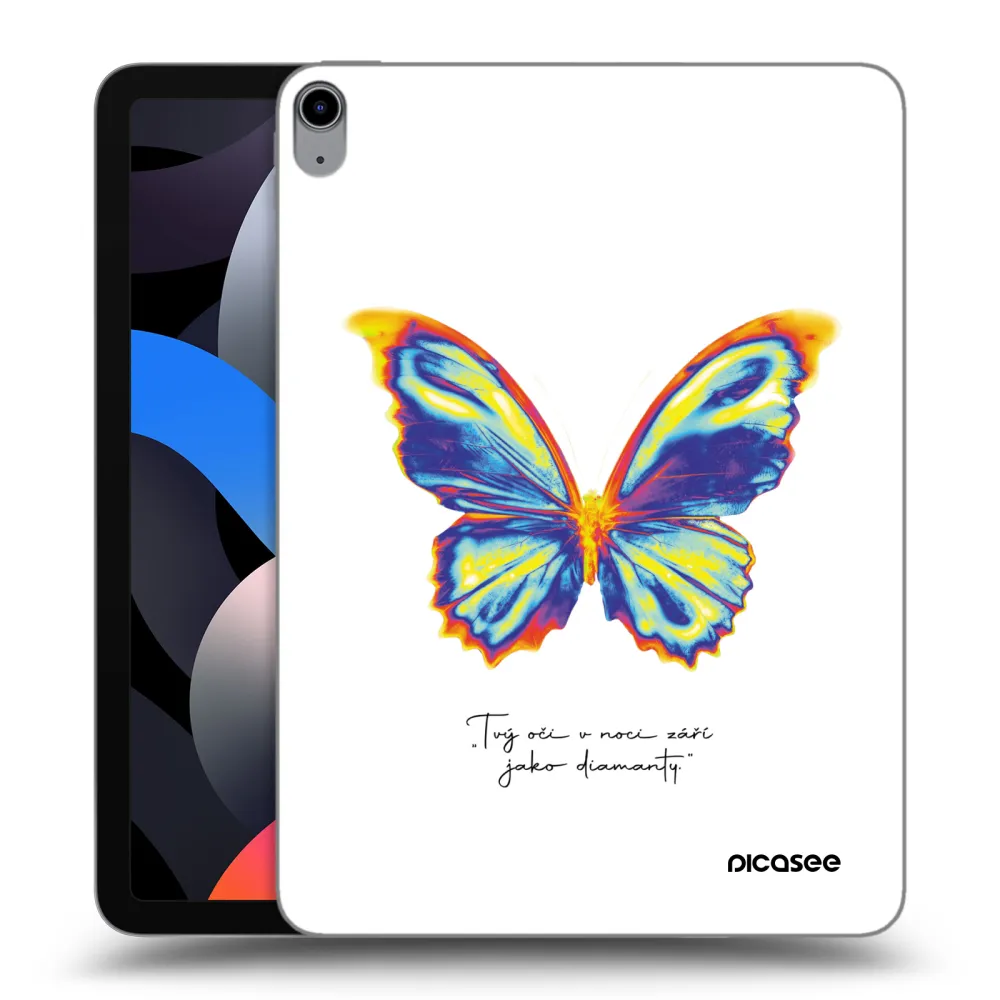 Picasee transparente Silikonhülle für Apple iPad Air 4 10.9" 2020 - Diamanty White