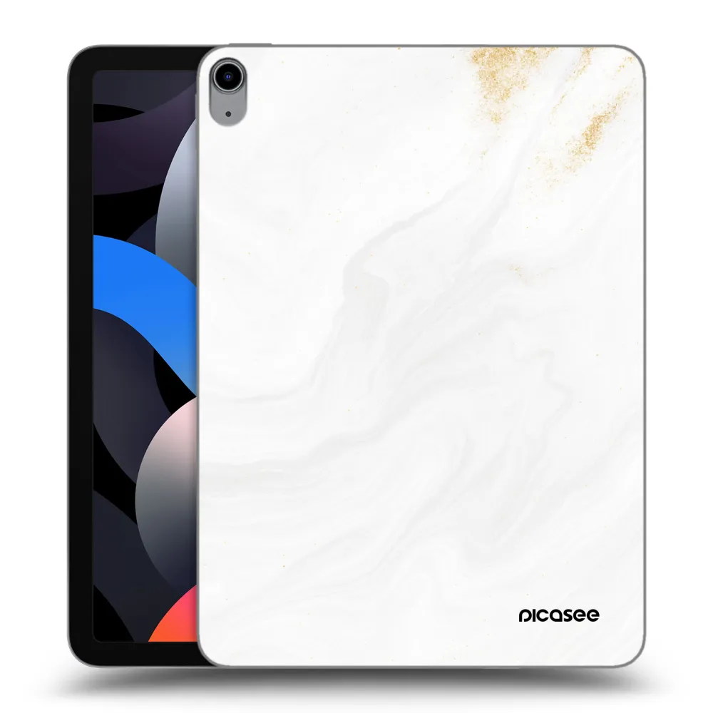 Picasee transparente Silikonhülle für Apple iPad Air 4 10.9" 2020 - White