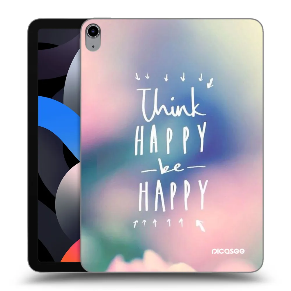 Picasee transparente Silikonhülle für Apple iPad Air 4 10.9" 2020 - Denke positiv!