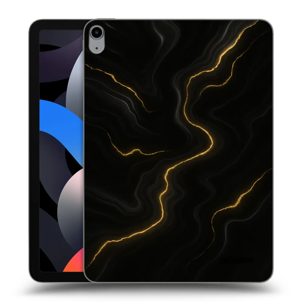 Picasee transparente Silikonhülle für Apple iPad Air 4 10.9" 2020 - Thunder