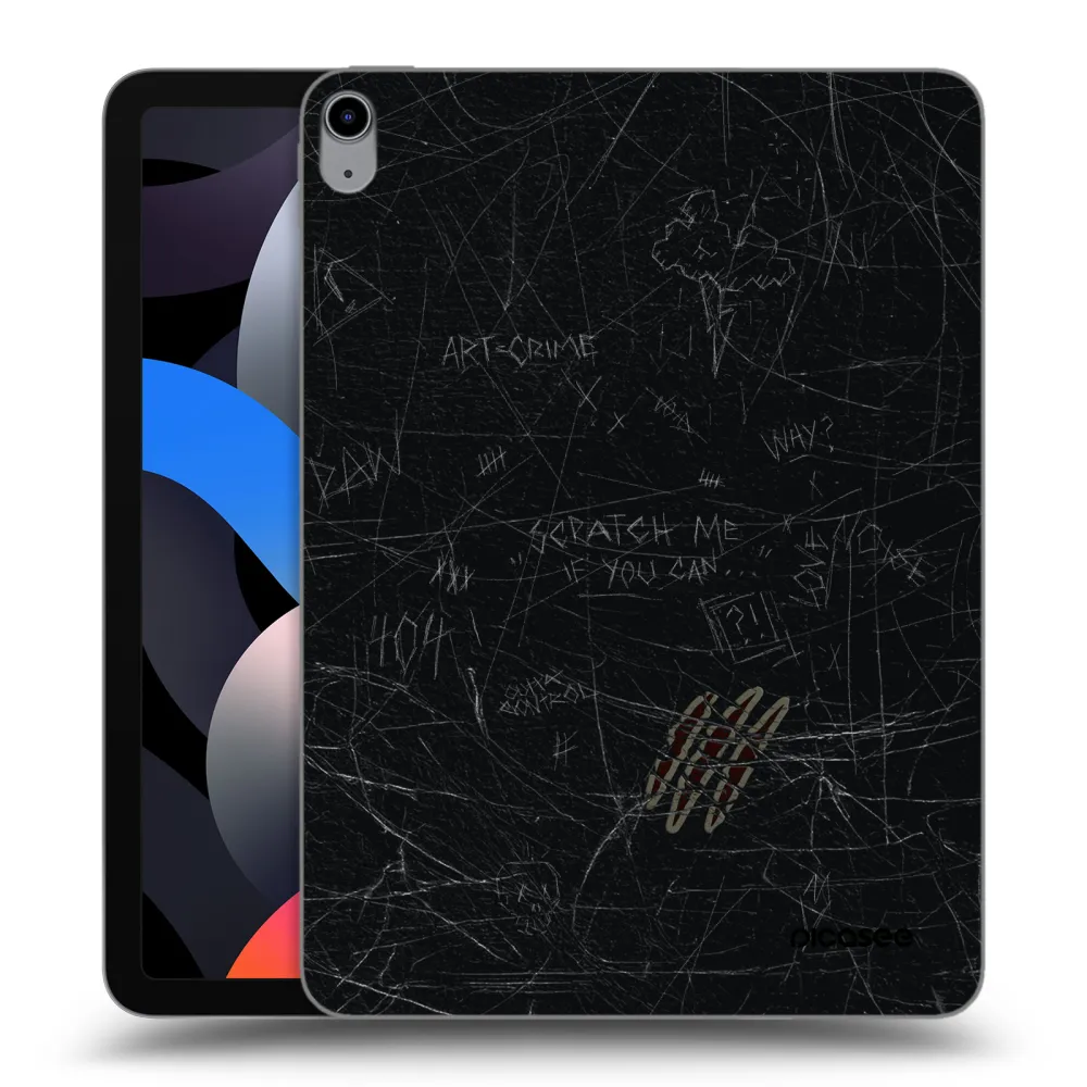 Picasee transparente Silikonhülle für Apple iPad Air 4 10.9" 2020 - SCRATCH