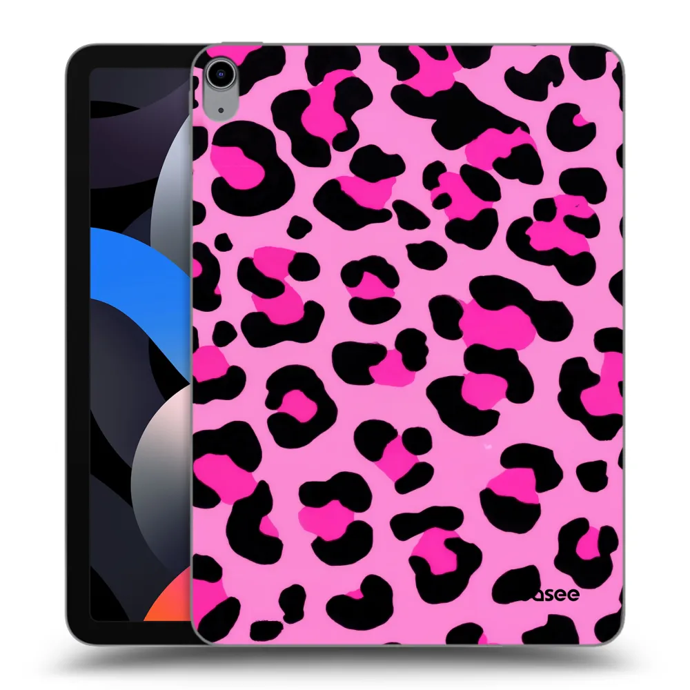 Picasee transparente Silikonhülle für Apple iPad Air 4 10.9" 2020 - Pink Tiger