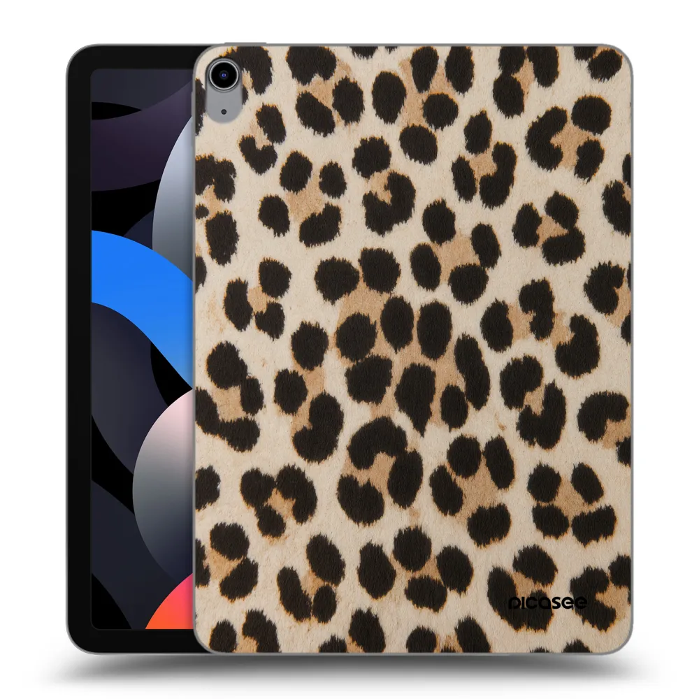 Picasee transparente Silikonhülle für Apple iPad Air 4 10.9" 2020 - Brown Tiger