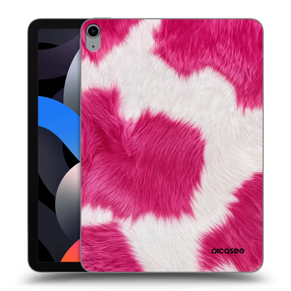 Picasee transparente Silikonhülle für Apple iPad Air 4 10.9" 2020 - Pink Moo