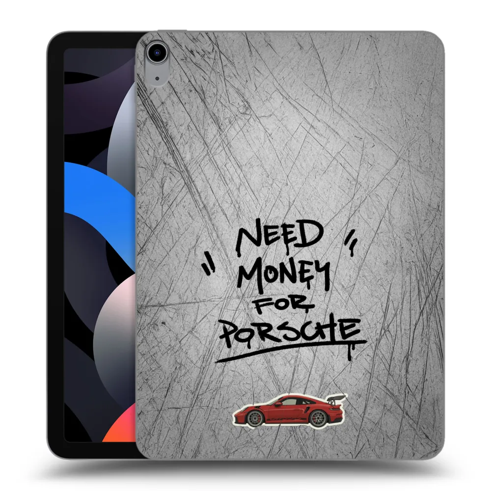 Picasee transparente Silikonhülle für Apple iPad Air 4 10.9" 2020 - Grey Drift