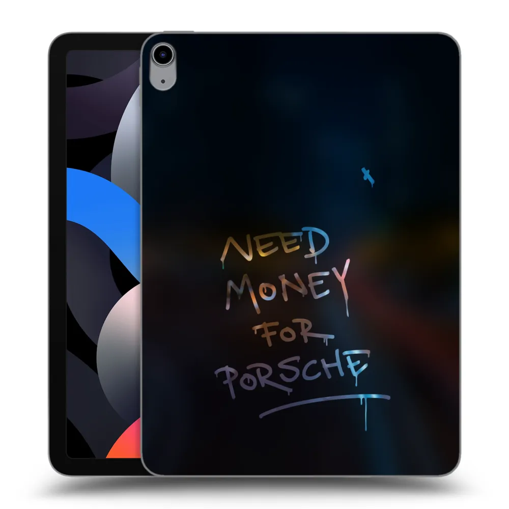 Picasee transparente Silikonhülle für Apple iPad Air 4 10.9" 2020 - Neon Nights