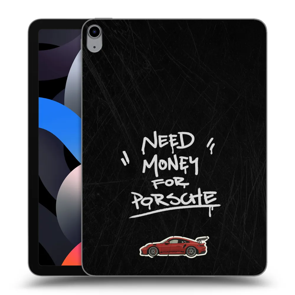 Picasee transparente Silikonhülle für Apple iPad Air 4 10.9" 2020 - Dark Racer