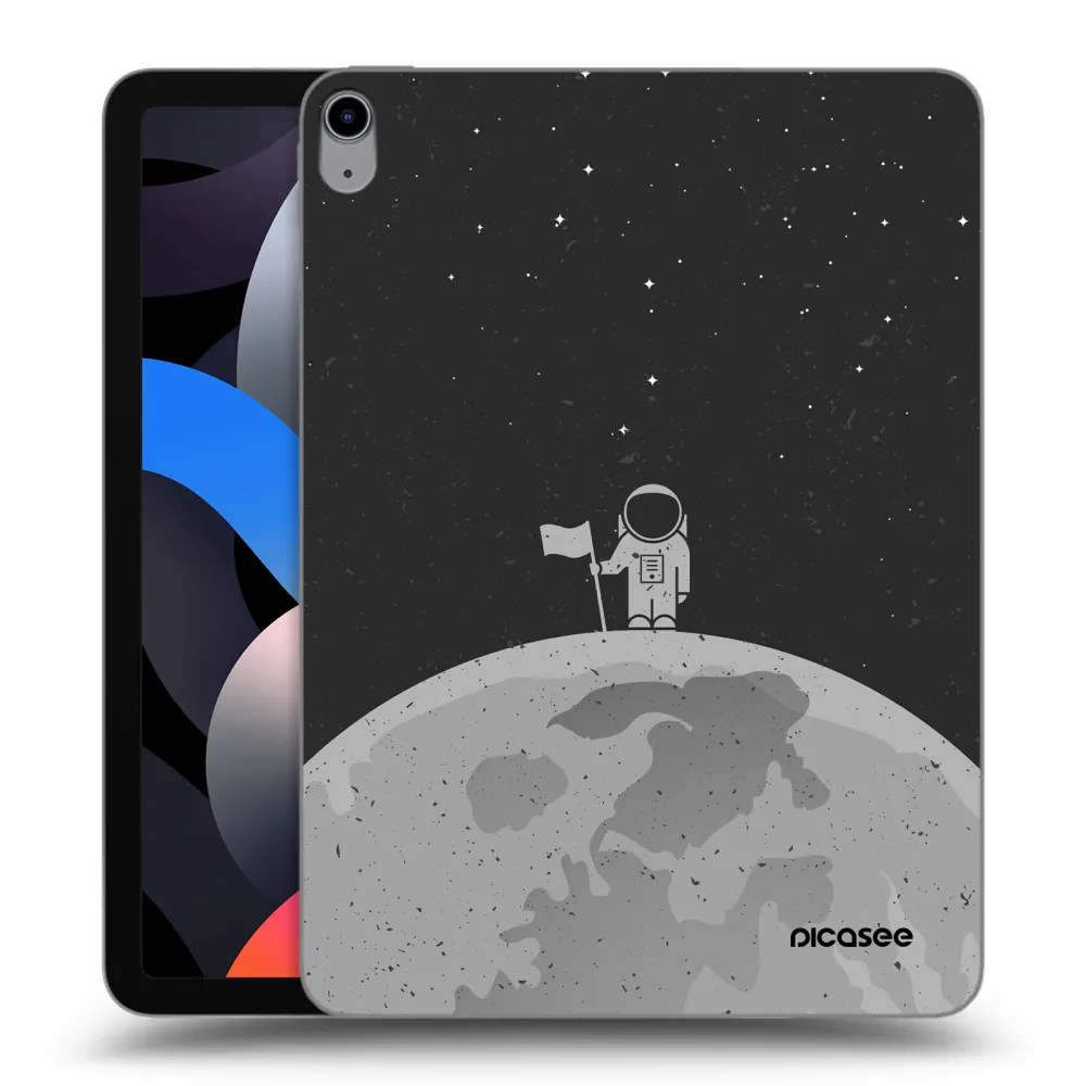 Picasee transparente Silikonhülle für Apple iPad Air 4 10.9" 2020 - Astronaut