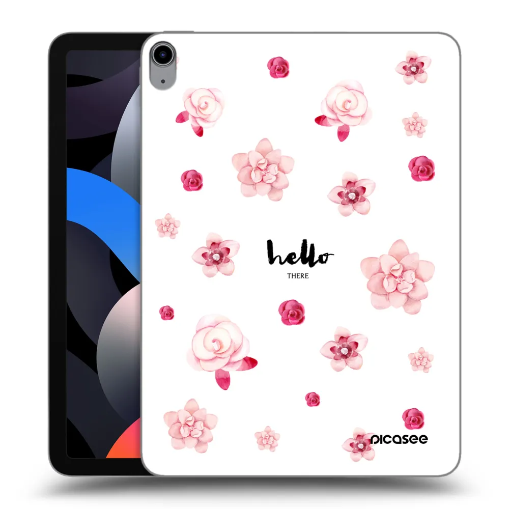 Picasee transparente Silikonhülle für Apple iPad Air 4 10.9" 2020 - Hello there