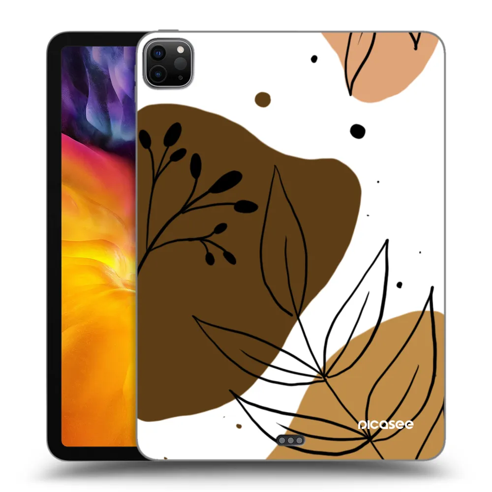 Picasee Schwarze Silikonhülle für Apple iPad Pro 11" 2020 (2.gen) - Boho style