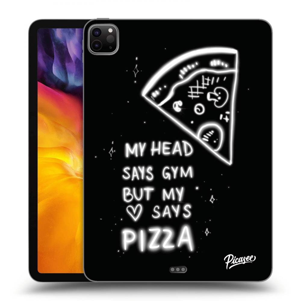 Picasee transparente Silikonhülle für Apple iPad Pro 11" 2020 (2.gen) - Pizza