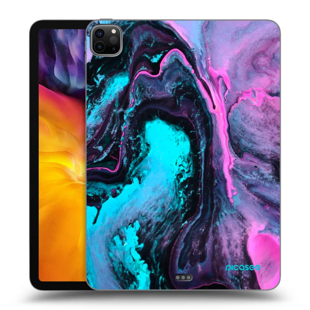 Picasee Schwarze Silikonhülle für Apple iPad Pro 11" 2020 (2.gen) - Lean 2