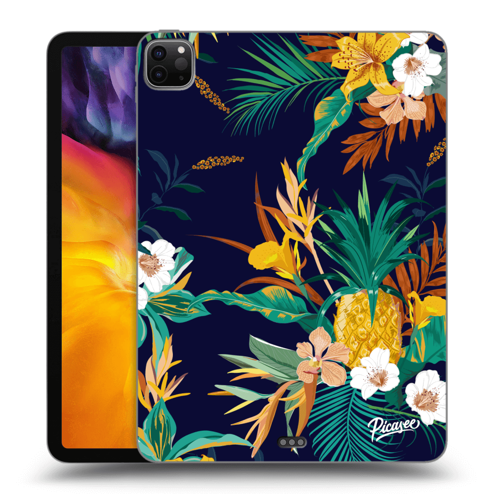 Picasee transparente Silikonhülle für Apple iPad Pro 11" 2020 (2.gen) - Pineapple Color