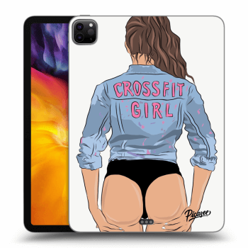 Picasee transparente Silikonhülle für Apple iPad Pro 11" 2020 (2.gen) - Crossfit girl - nickynellow