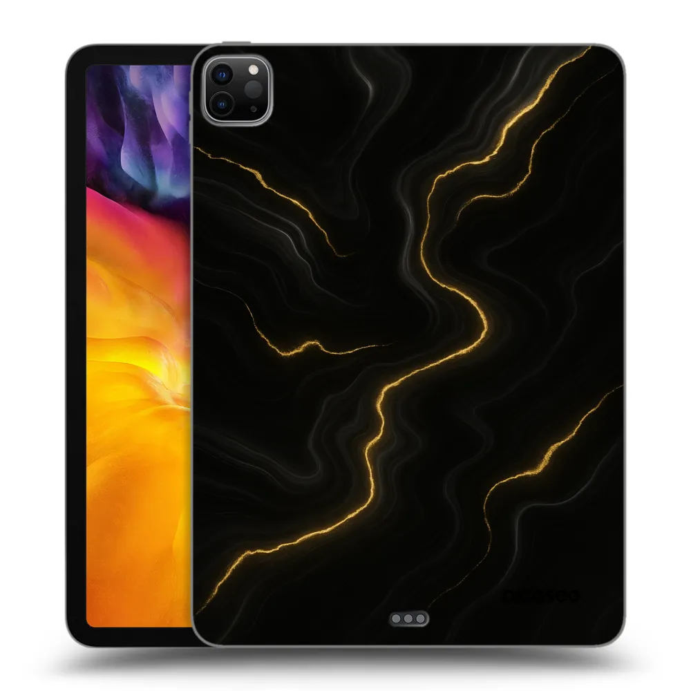 Picasee Schwarze Silikonhülle für Apple iPad Pro 11" 2020 (2.gen) - Thunder