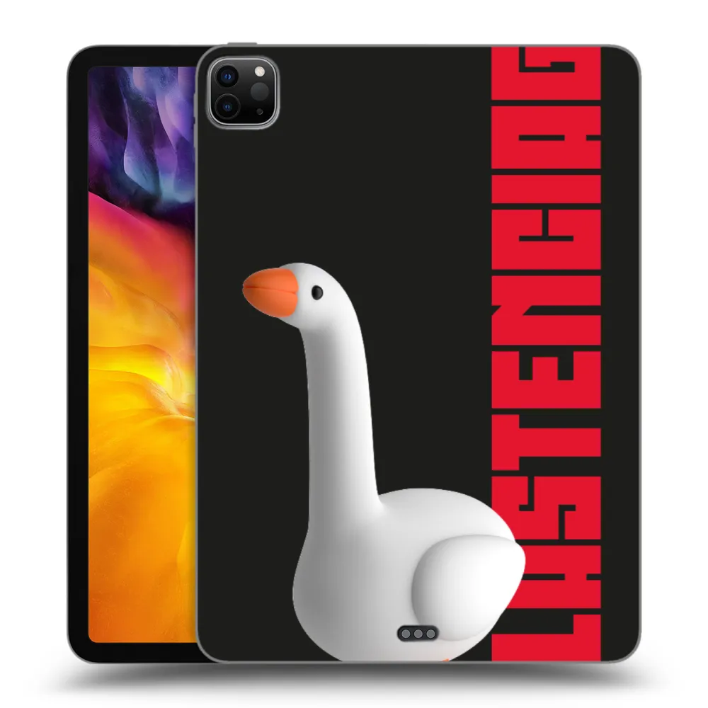 Picasee Schwarze Silikonhülle für Apple iPad Pro 11" 2020 (2.gen) - Kiky Ricky