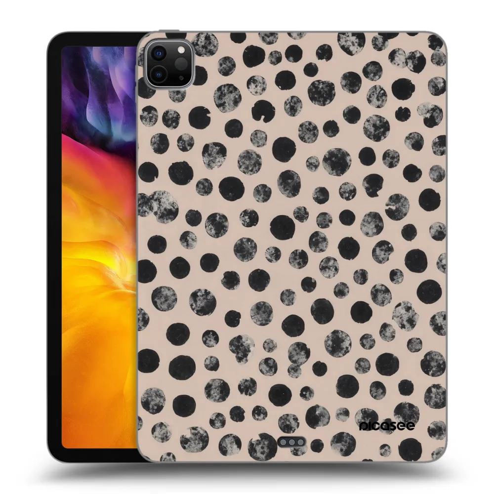 Picasee Schwarze Silikonhülle für Apple iPad Pro 11" 2020 (2.gen) - Dots