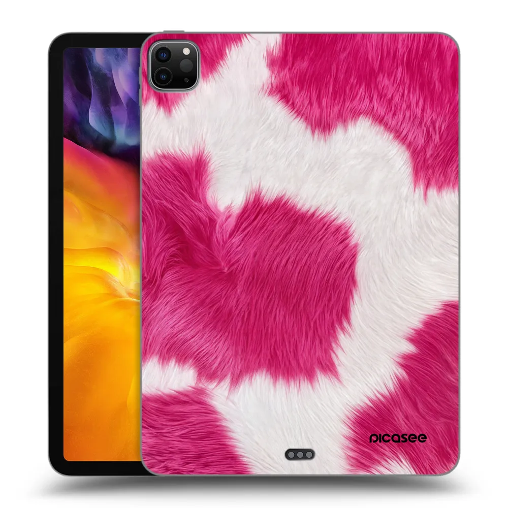 Picasee Schwarze Silikonhülle für Apple iPad Pro 11" 2020 (2.gen) - Pink Moo