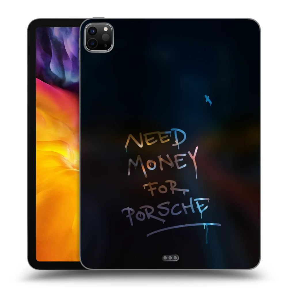 Picasee Schwarze Silikonhülle für Apple iPad Pro 11" 2020 (2.gen) - Neon Nights