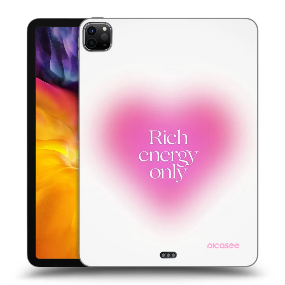 Picasee Schwarze Silikonhülle für Apple iPad Pro 11" 2020 (2.gen) - Rich Energy