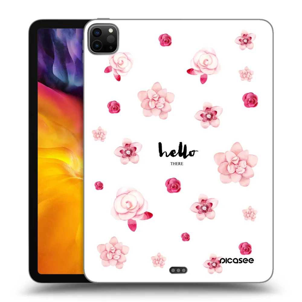 Picasee Schwarze Silikonhülle für Apple iPad Pro 11" 2020 (2.gen) - Hello there