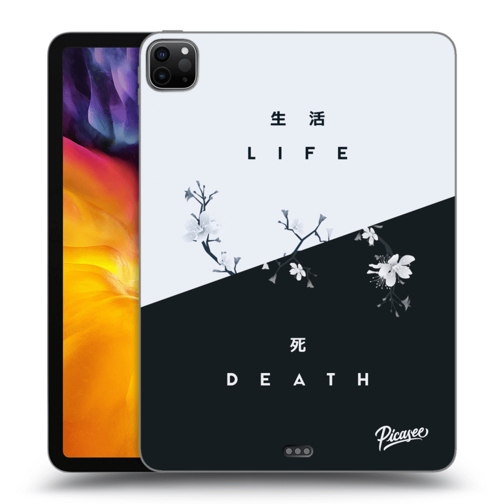 Picasee Schwarze Silikonhülle für Apple iPad Pro 11" 2020 (2.gen) - Life - Death