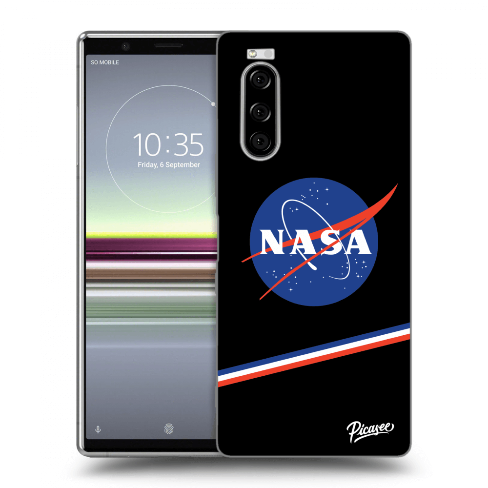 Picasee Sony Xperia 5 Hülle - Schwarzes Silikon - NASA Original