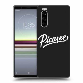 Picasee Sony Xperia 5 Hülle - Schwarzes Silikon - Picasee - White
