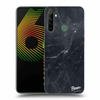 Hülle für Realme 6i - Black marble