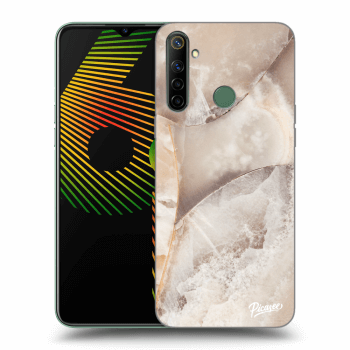 Hülle für Realme 6i - Cream marble