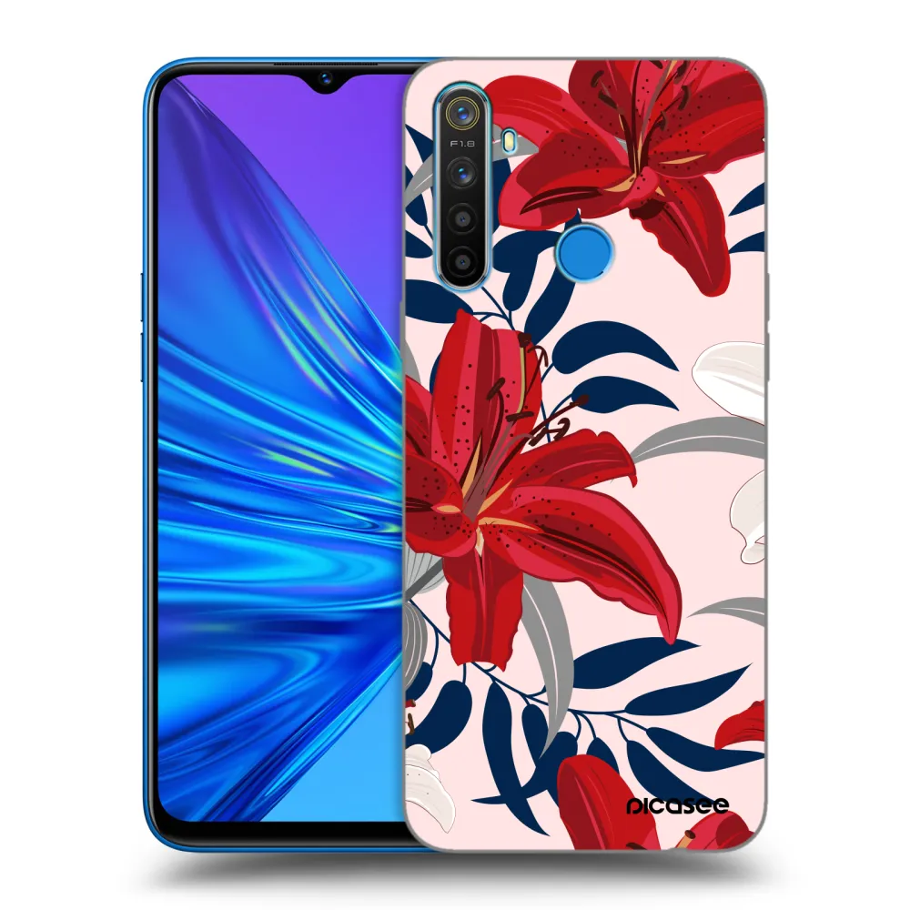 Picasee ULTIMATE CASE für Realme 5 - Red Lily