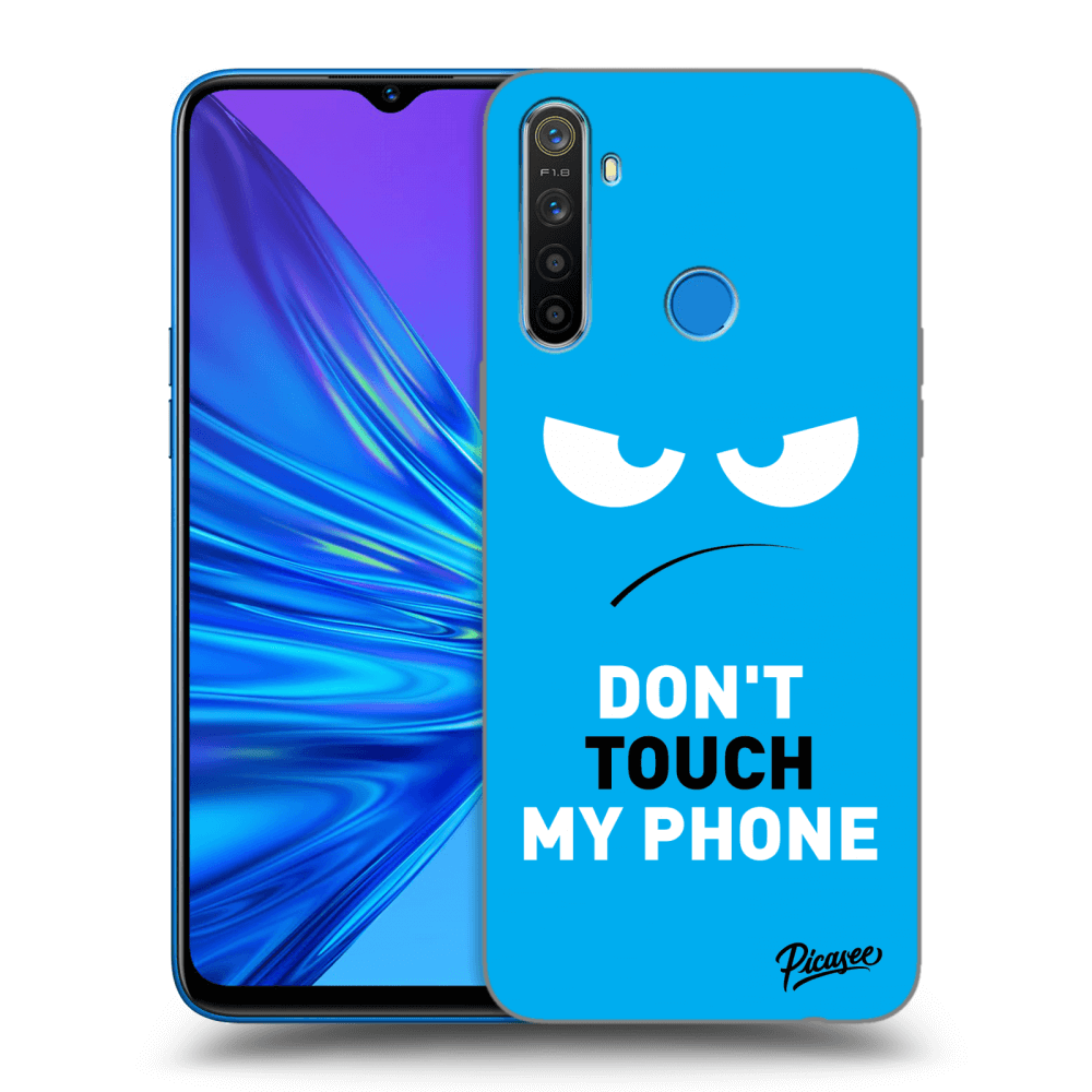 Picasee ULTIMATE CASE für Realme 5 - Angry Eyes - Blue
