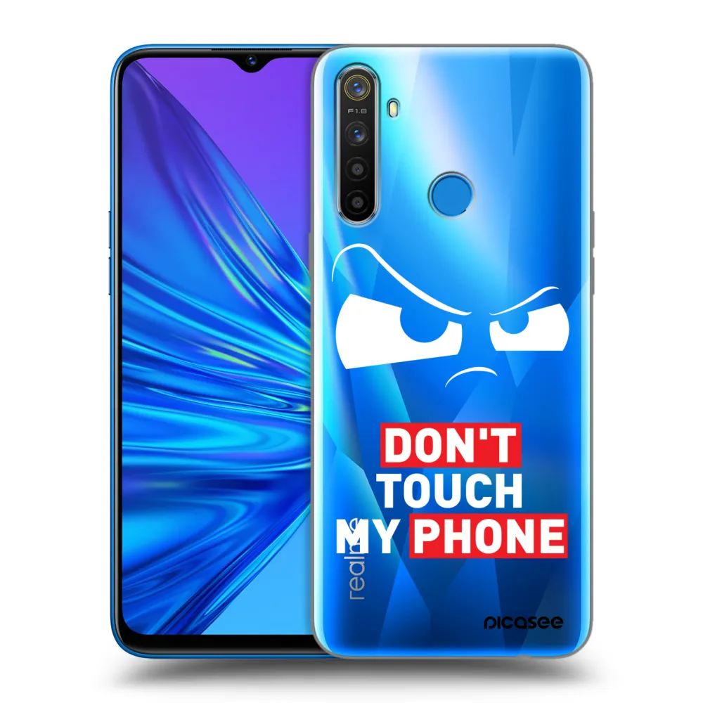 Picasee Realme 5 Hülle - Transparentes Silikon - Cloudy Eye - Transparent