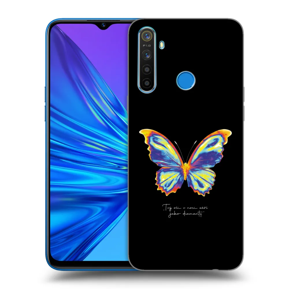 Picasee ULTIMATE CASE für Realme 5 - Diamanty Black
