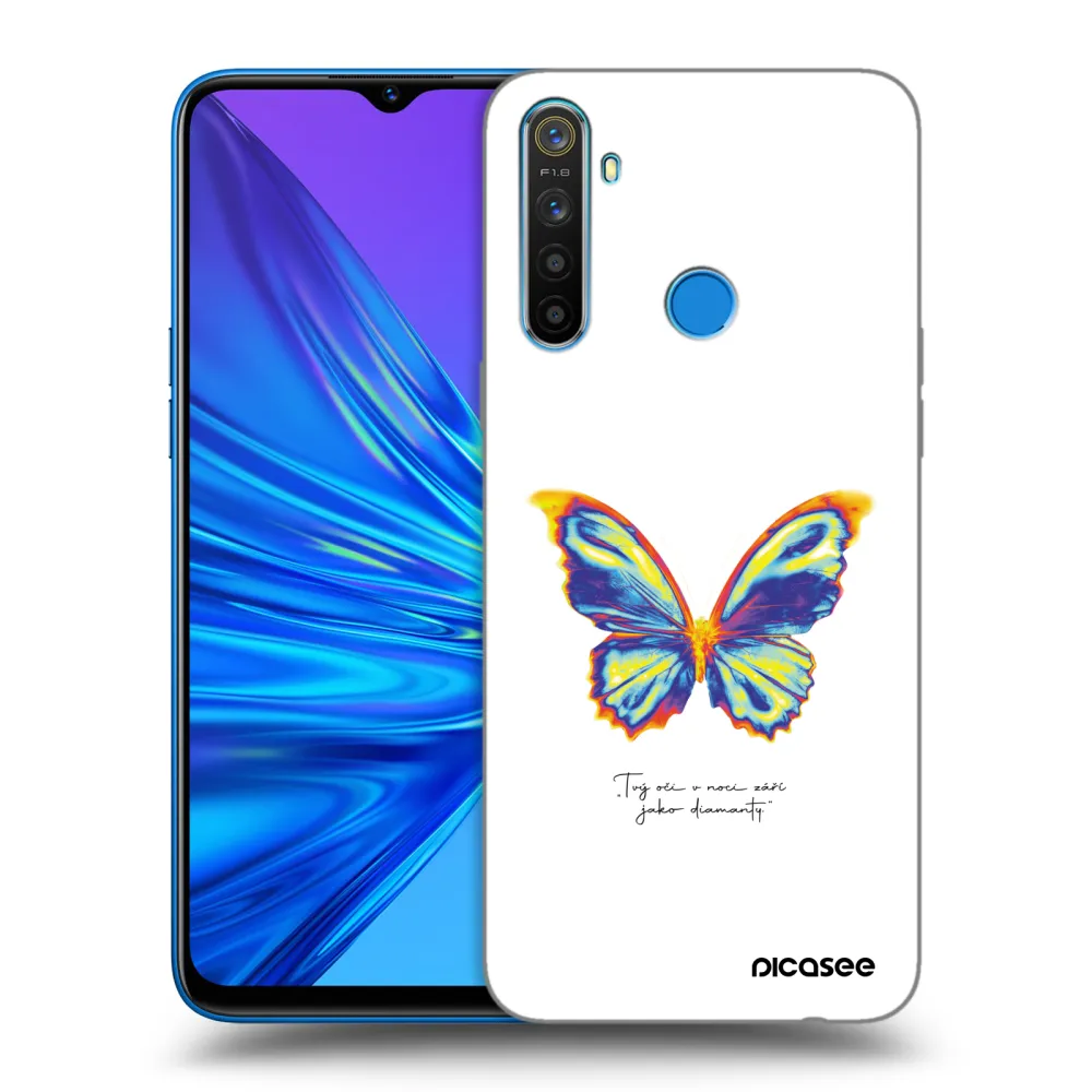Picasee ULTIMATE CASE für Realme 5 - Diamanty White