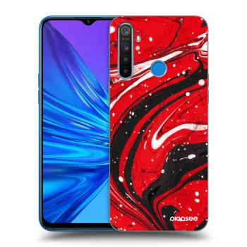 Hülle für Realme 5 - Red black