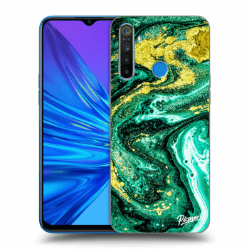 Picasee ULTIMATE CASE für Realme 5 - Green Gold