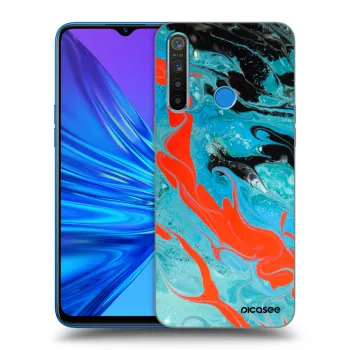 Hülle für Realme 5 - Blue Magma