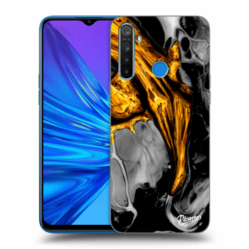 Picasee ULTIMATE CASE für Realme 5 - Black Gold