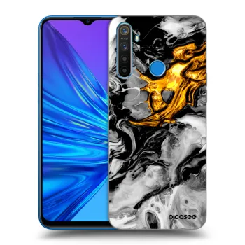 Hülle für Realme 5 - Black Gold 2