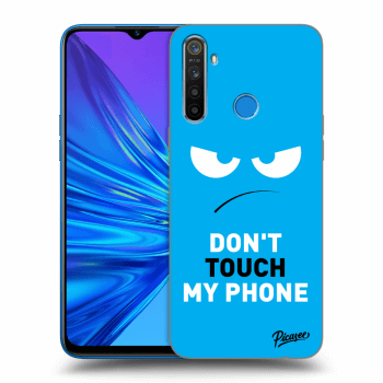 Hülle für Realme 5 - Angry Eyes - Blue