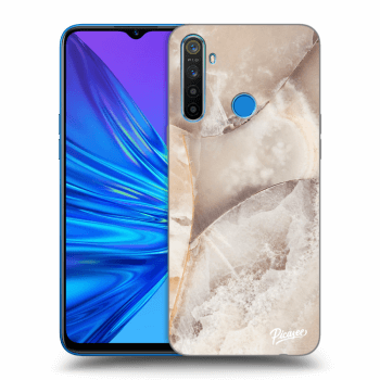 Hülle für Realme 5 - Cream marble