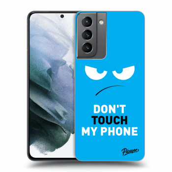 Hülle für Samsung Galaxy S21 5G G991B - Angry Eyes - Blue