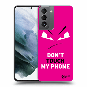Hülle für Samsung Galaxy S21 5G G991B - Evil Eye - Pink